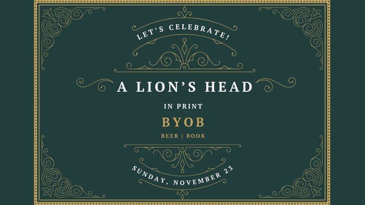 My First Book Launch