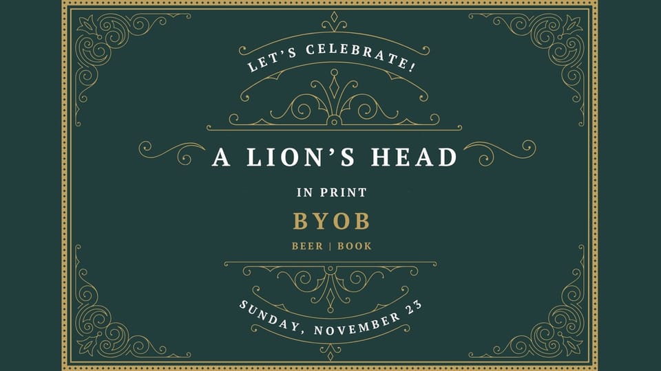 My First Book Launch